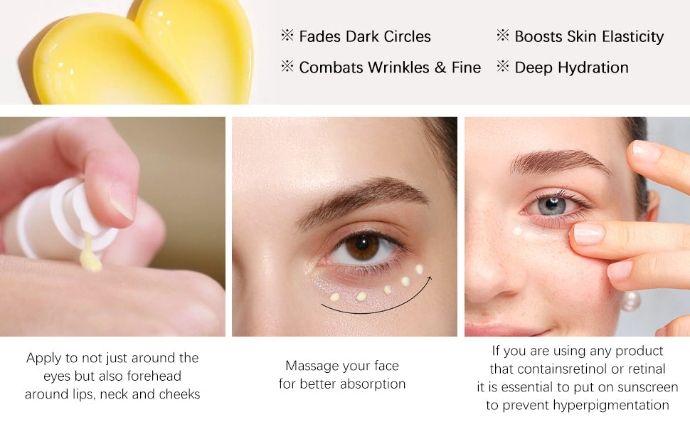 Korea Beauty Eye Revitalizing Essence Anti-Wrinkle Moisturizing Anti-Age Remove Dark Circles Skin Care Anti Swelling Eye Cream