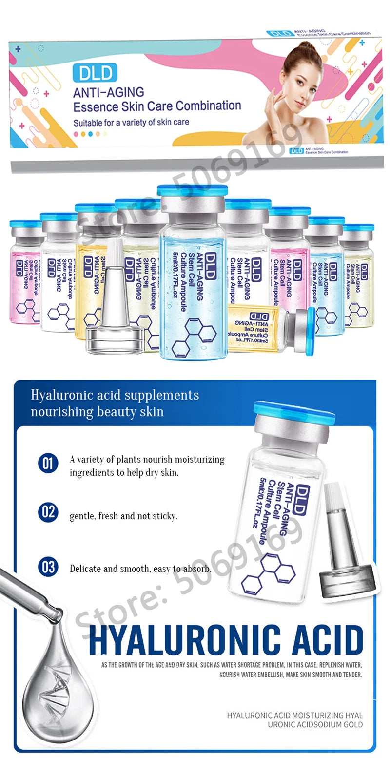 BB Booster Starter Kit Vitamin C Hyaluronic Acid Anit-Wrinkle Skin Treatment Spa Brightening Fluids For Facial Repair Skin Care