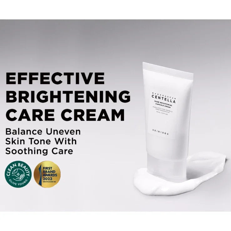 Korean Centella Brightening Capsule Ampoule Face Serum Moisturizing Cream and Makeup Cleaning Oil Skincare Original Products Set