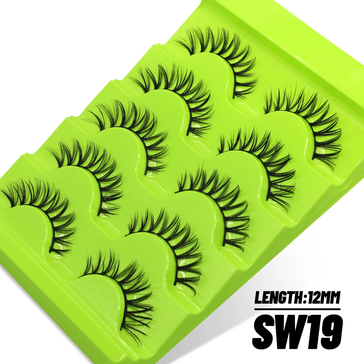Manga Lashes Cat eye 3D Natural False Lashes Eyelashes Natural Look Manga Lashes Soft Cross Wispy Natural Eyelash Extension