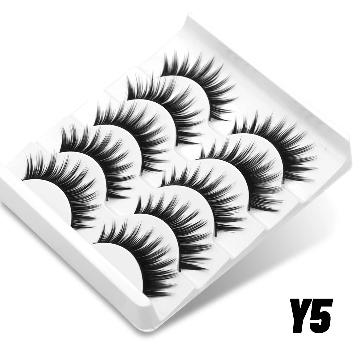 Manga Lashes Cat eye 3D Natural False Lashes Eyelashes Natural Look Manga Lashes Soft Cross Wispy Natural Eyelash Extension
