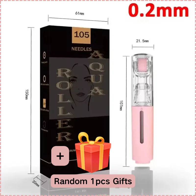 2025 New Skin Hydration Roller Micro Infusion System Oil Delivery Lip Plumper Face Brow Hair Scalp Serum Applicator Beauty Tool
