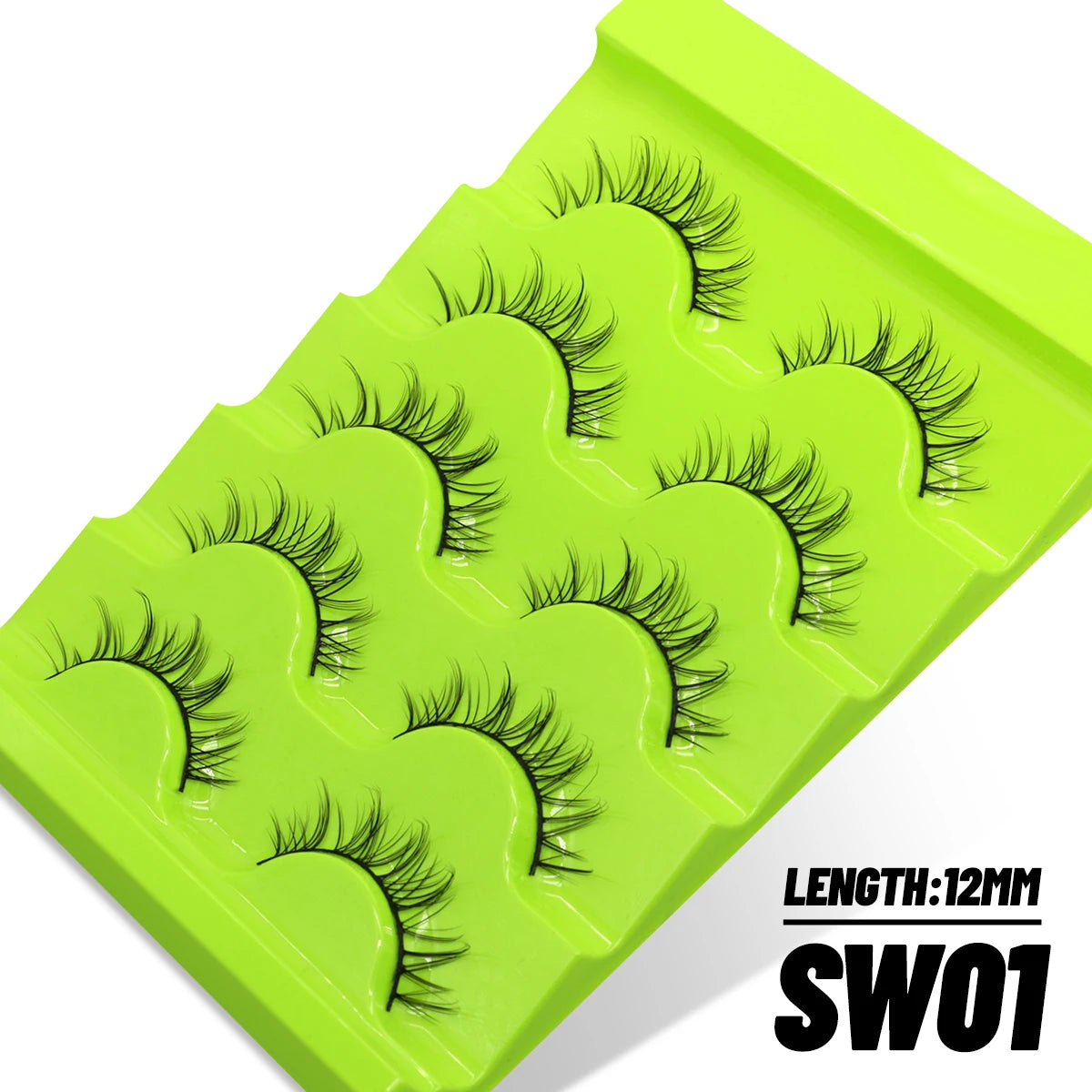 Manga Lashes Cat eye 3D Natural False Lashes Eyelashes Natural Look Manga Lashes Soft Cross Wispy Natural Eyelash Extension