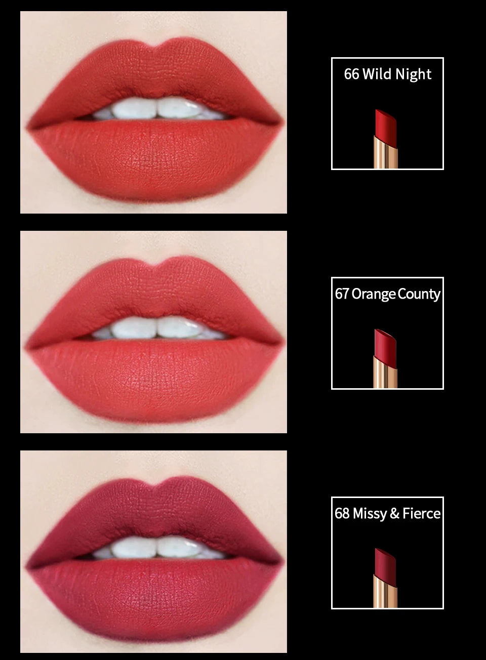 CHARMACY Long Lasting Waterproof Matte Nude Lipstick Luxury Korean Velvet Easy to Wear Lip Stick for Women Makeup Cosmetic