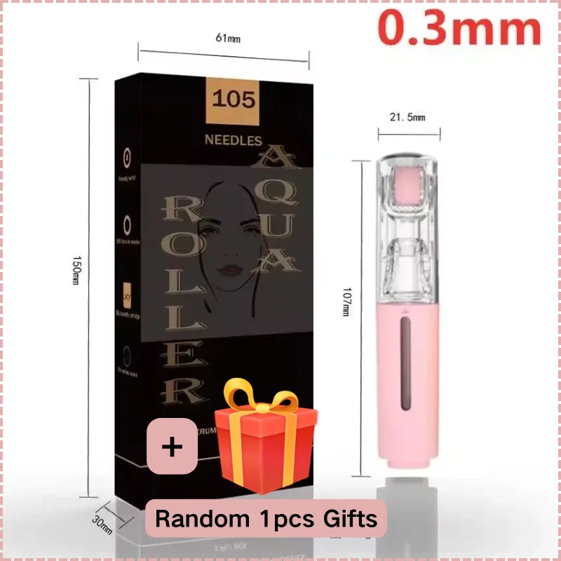 2025 New Skin Hydration Roller Micro Infusion System Oil Delivery Lip Plumper Face Brow Hair Scalp Serum Applicator Beauty Tool