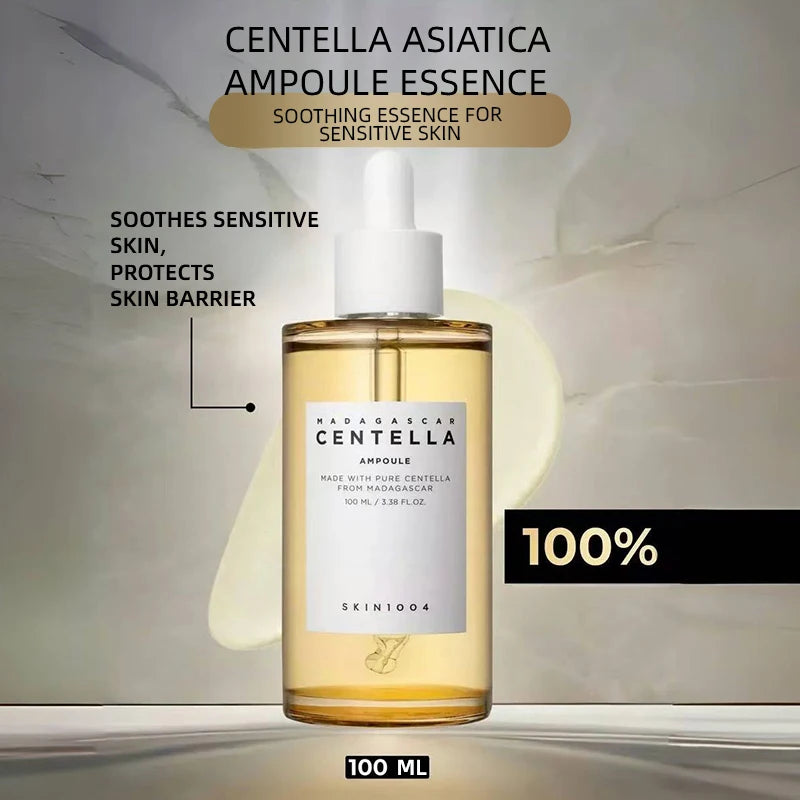 Korean Centella Brightening Capsule Ampoule Face Serum Moisturizing Cream and Makeup Cleaning Oil Skincare Original Products Set