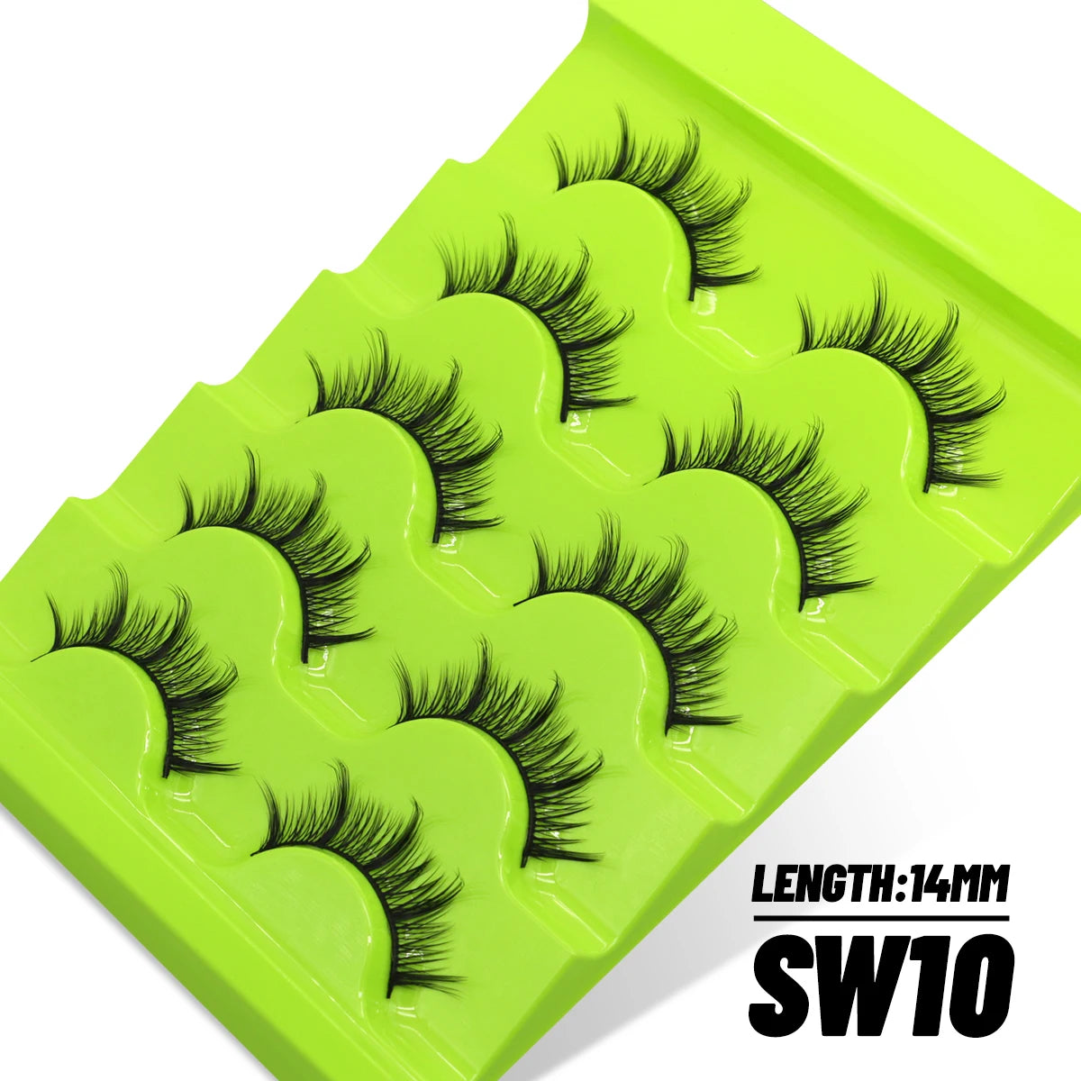 Manga Lashes Cat eye 3D Natural False Lashes Eyelashes Natural Look Manga Lashes Soft Cross Wispy Natural Eyelash Extension