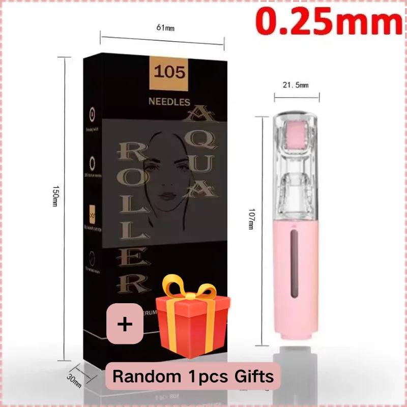 2025 New Skin Hydration Roller Micro Infusion System Oil Delivery Lip Plumper Face Brow Hair Scalp Serum Applicator Beauty Tool