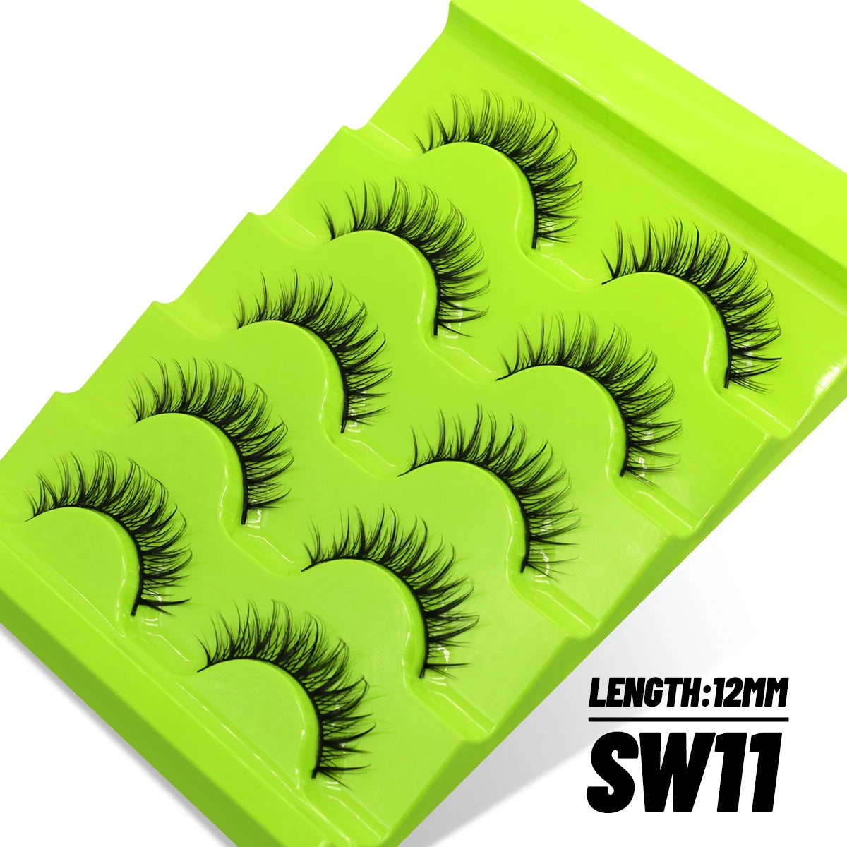 Manga Lashes Cat eye 3D Natural False Lashes Eyelashes Natural Look Manga Lashes Soft Cross Wispy Natural Eyelash Extension