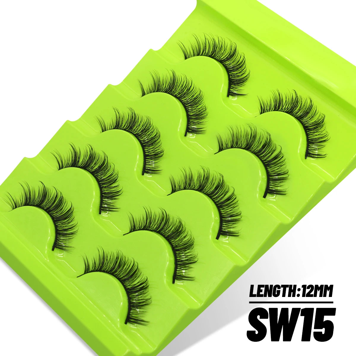 Manga Lashes Cat eye 3D Natural False Lashes Eyelashes Natural Look Manga Lashes Soft Cross Wispy Natural Eyelash Extension