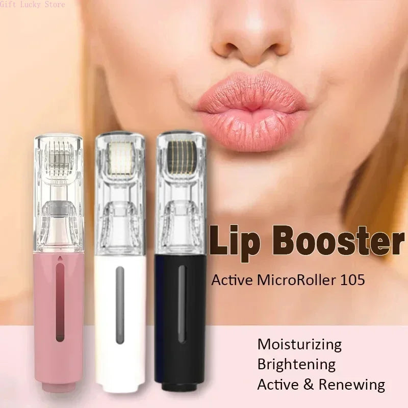 2025 New Skin Hydration Roller Micro Infusion System Oil Delivery Lip Plumper Face Brow Hair Scalp Serum Applicator Beauty Tool