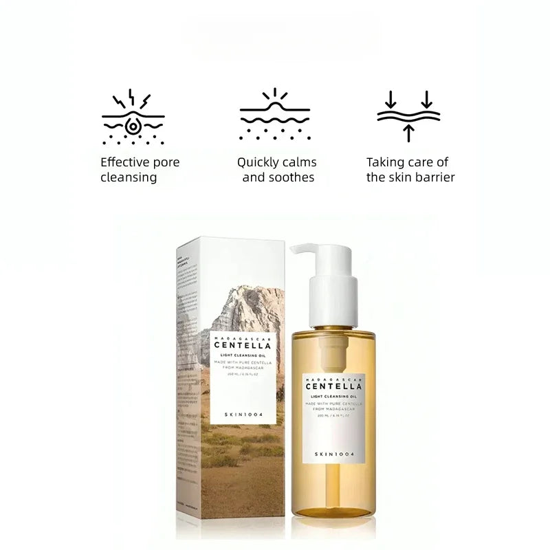 Korean Skin1004 Centella Ampoule Toner Cleanser Face Serum Cleaning Oil and Moisturizer Cream Skincare Kit Original Products Set