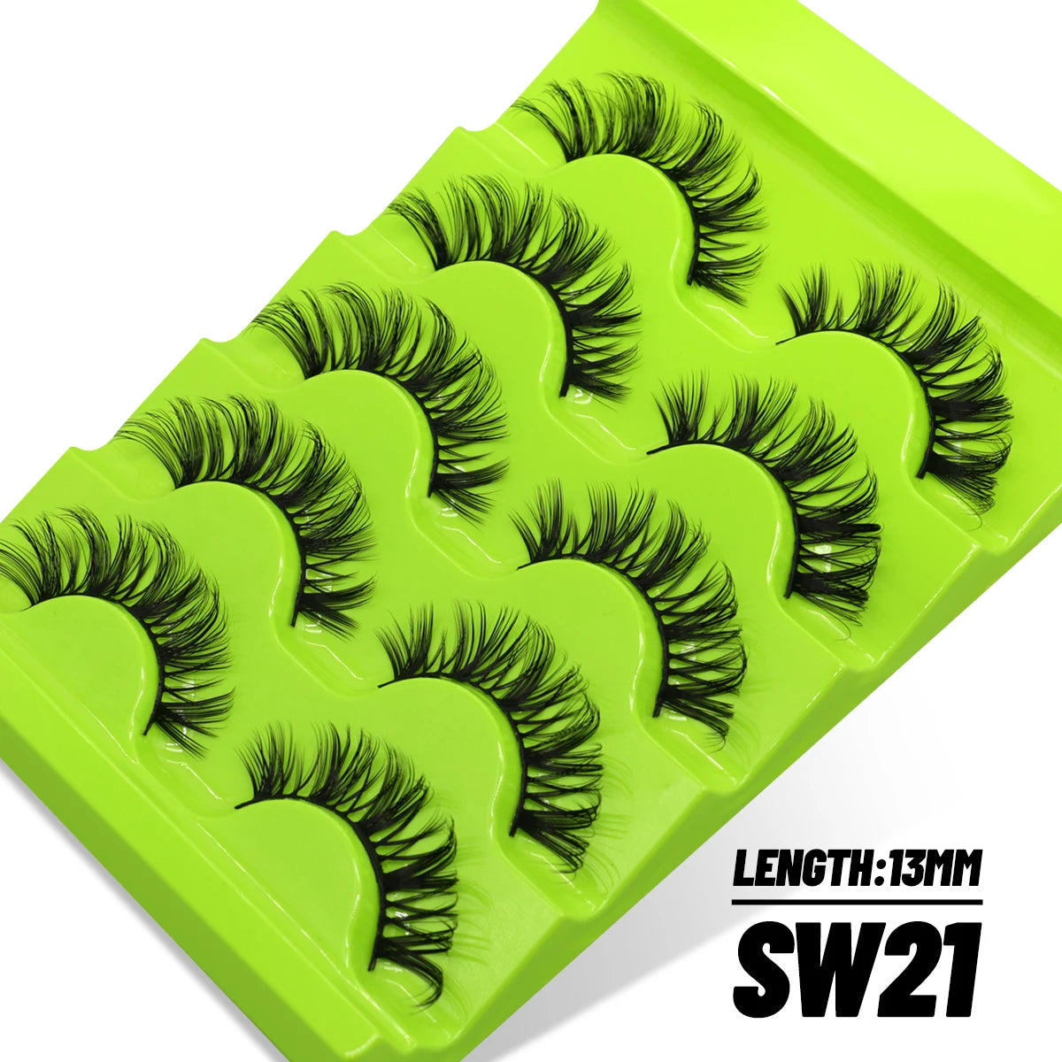 Manga Lashes Cat eye 3D Natural False Lashes Eyelashes Natural Look Manga Lashes Soft Cross Wispy Natural Eyelash Extension