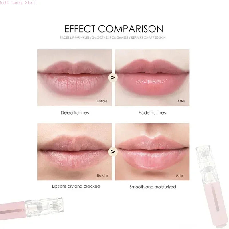 2025 New Skin Hydration Roller Micro Infusion System Oil Delivery Lip Plumper Face Brow Hair Scalp Serum Applicator Beauty Tool
