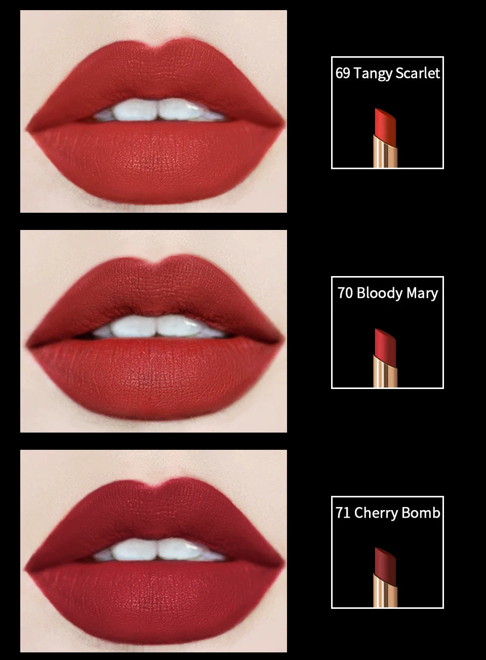 CHARMACY Long Lasting Waterproof Matte Nude Lipstick Luxury Korean Velvet Easy to Wear Lip Stick for Women Makeup Cosmetic