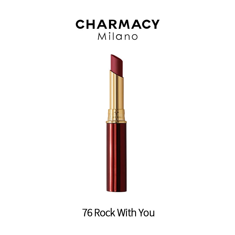 CHARMACY Long Lasting Waterproof Matte Nude Lipstick Luxury Korean Velvet Easy to Wear Lip Stick for Women Makeup Cosmetic