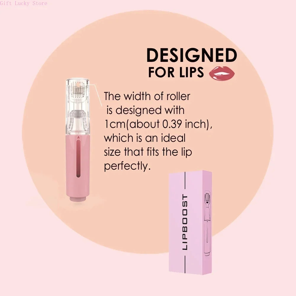 2025 New Skin Hydration Roller Micro Infusion System Oil Delivery Lip Plumper Face Brow Hair Scalp Serum Applicator Beauty Tool