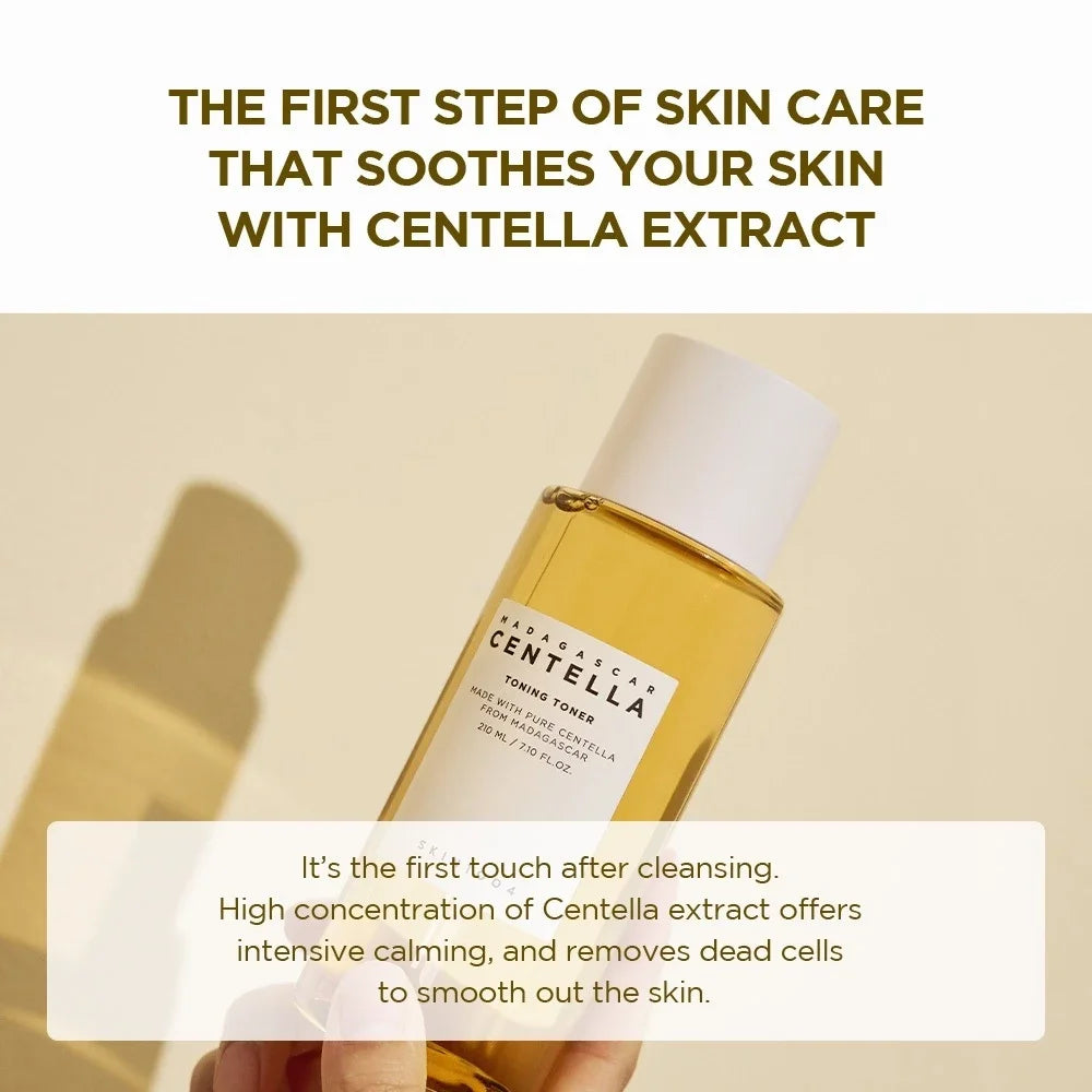 Korean Skin1004 Centella Ampoule Toner Cleanser Face Serum Cleaning Oil and Moisturizer Cream Skincare Kit Original Products Set
