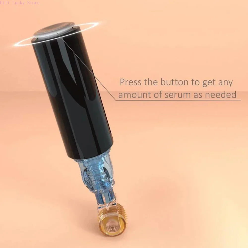 2025 New Skin Hydration Roller Micro Infusion System Oil Delivery Lip Plumper Face Brow Hair Scalp Serum Applicator Beauty Tool