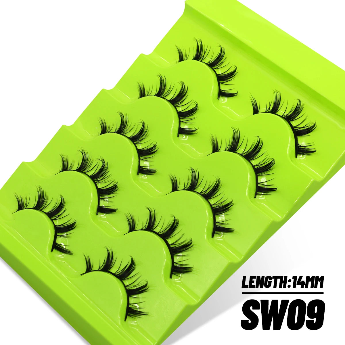 Manga Lashes Cat eye 3D Natural False Lashes Eyelashes Natural Look Manga Lashes Soft Cross Wispy Natural Eyelash Extension