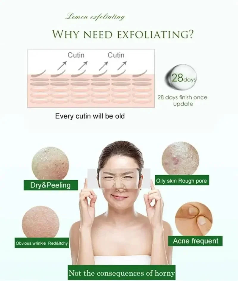 Revitalize Skin Fruit Acid Peeling Gel Facial Cleansing Exfoliating Peeling Scrub Deep Clean Acne Blackhead Remove Face Cleanser