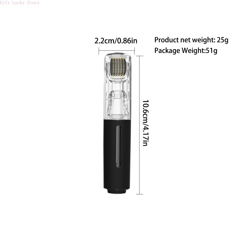 2025 New Skin Hydration Roller Micro Infusion System Oil Delivery Lip Plumper Face Brow Hair Scalp Serum Applicator Beauty Tool