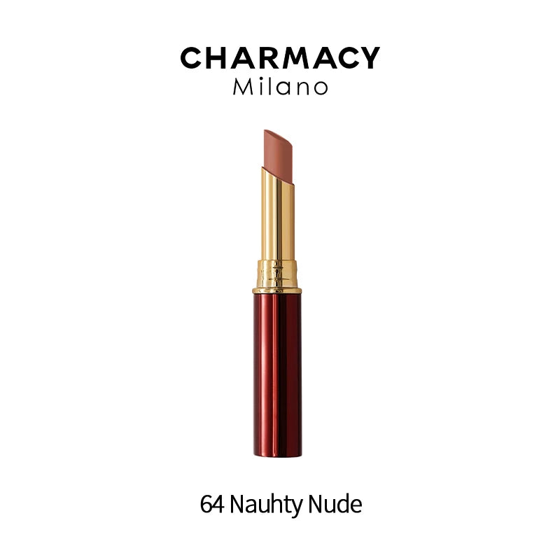 CHARMACY Long Lasting Waterproof Matte Nude Lipstick Luxury Korean Velvet Easy to Wear Lip Stick for Women Makeup Cosmetic