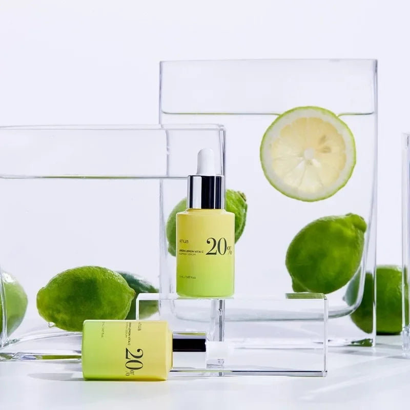 Korean Original Anua Green Lemon Vitamin C Essence Lime Serum 20ml Vitamin C Serum