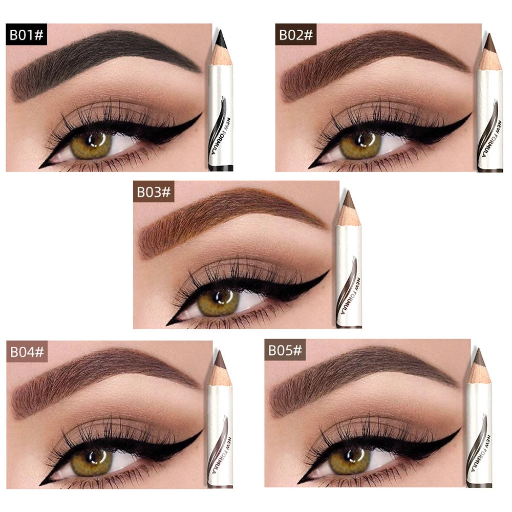 1pcs Eyebrow Pencil Waterproof Art Tint Makeup Eye Brow Pen Enhancers Long Lasting 5 Colors Eyebrow Pen Women Beauty Cosmetic