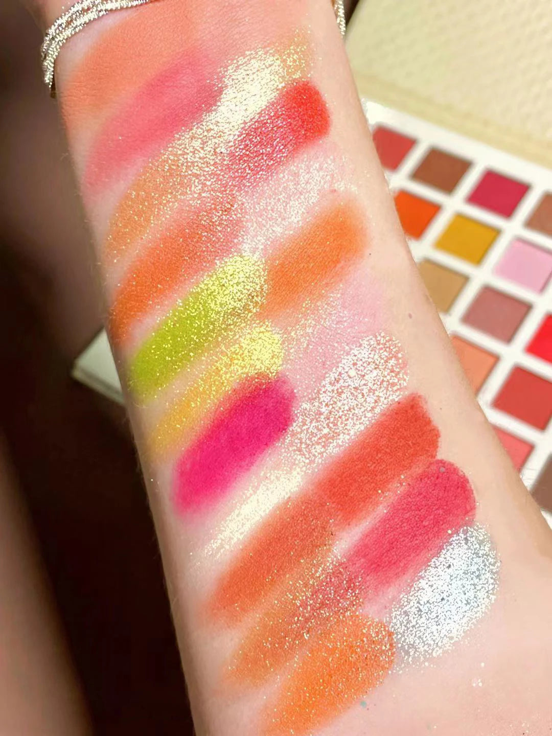 42 Colors Cute Girl Eyeshadow Palette Glitter Pearlescent Eyeshadow Waterproof Eye Plate Shimmer Matte Makeup Female Cosmetics