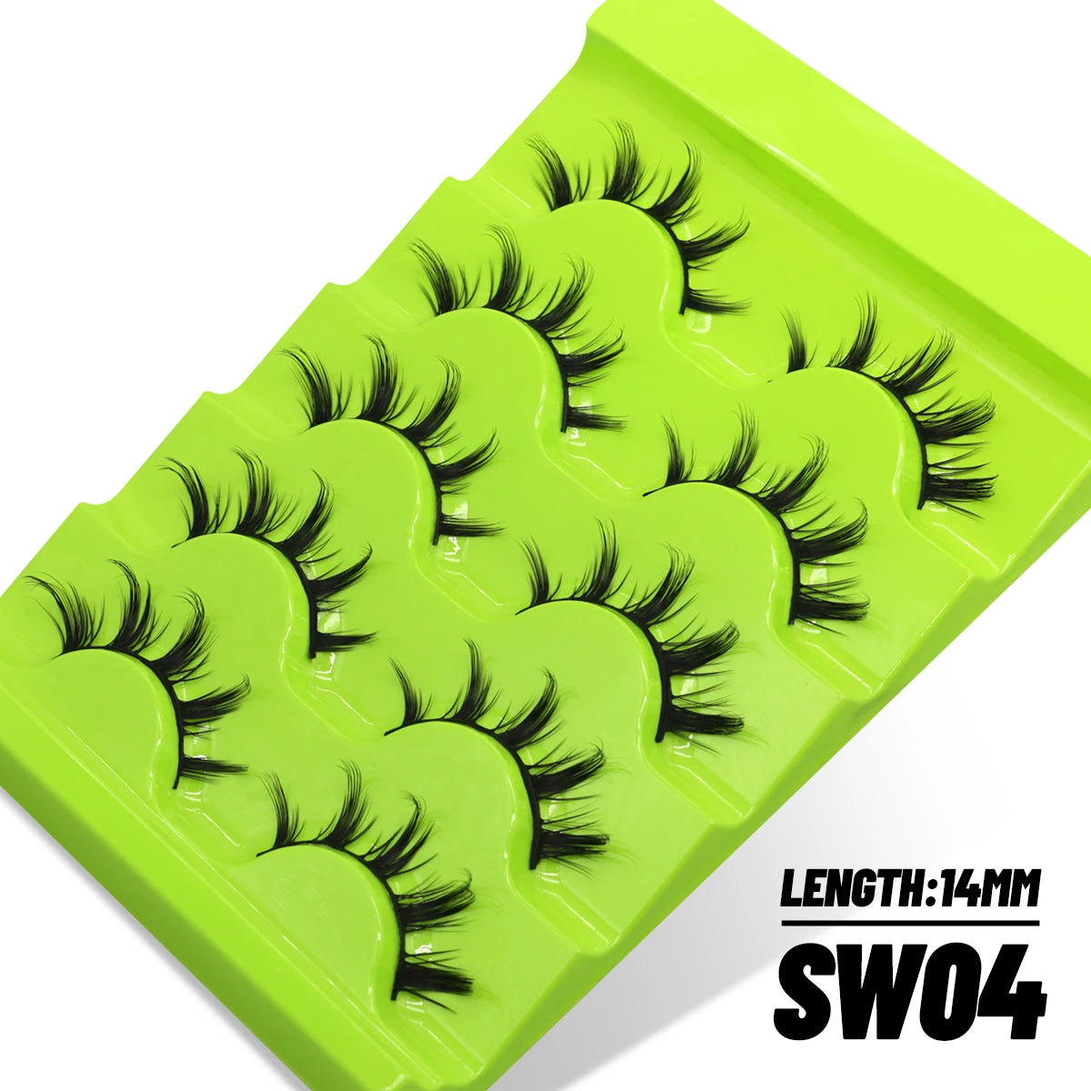 Manga Lashes Cat eye 3D Natural False Lashes Eyelashes Natural Look Manga Lashes Soft Cross Wispy Natural Eyelash Extension