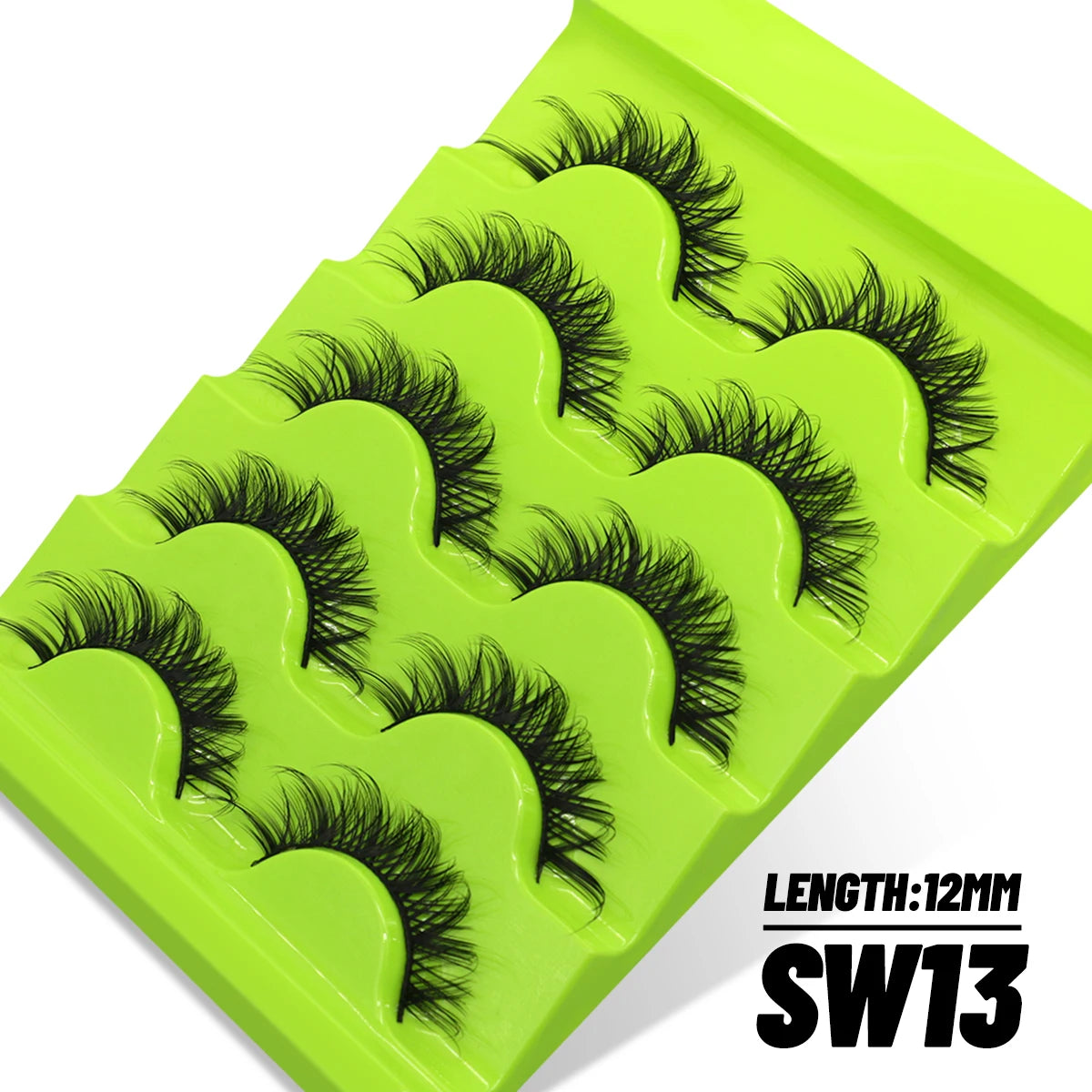 Manga Lashes Cat eye 3D Natural False Lashes Eyelashes Natural Look Manga Lashes Soft Cross Wispy Natural Eyelash Extension