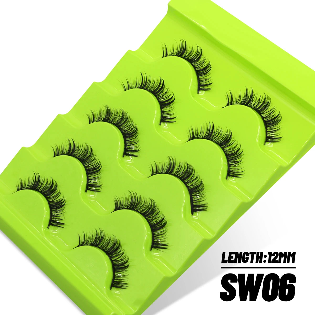 Manga Lashes Cat eye 3D Natural False Lashes Eyelashes Natural Look Manga Lashes Soft Cross Wispy Natural Eyelash Extension