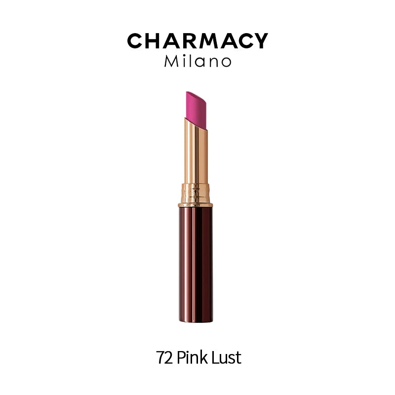 CHARMACY Long Lasting Waterproof Matte Nude Lipstick Luxury Korean Velvet Easy to Wear Lip Stick for Women Makeup Cosmetic