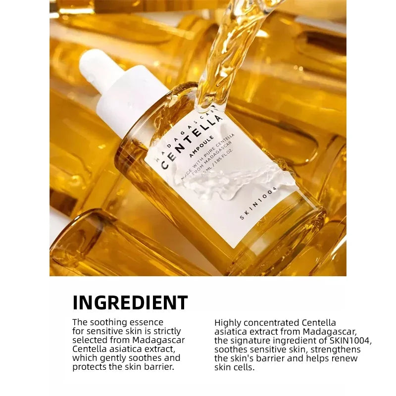 Korean Skin1004 Centella Ampoule Toner Cleanser Face Serum Cleaning Oil and Moisturizer Cream Skincare Kit Original Products Set