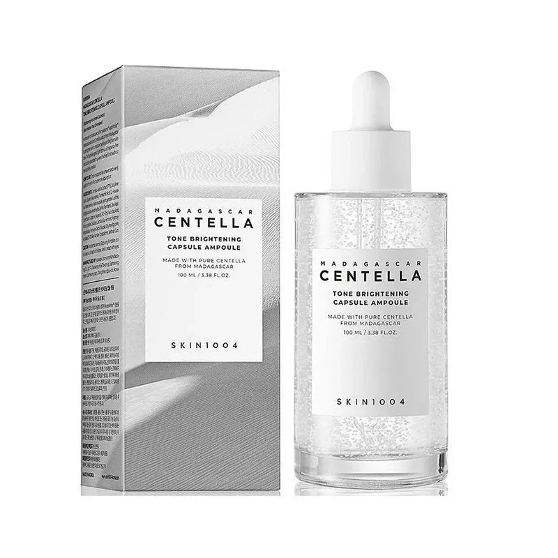Korean Centella Brightening Capsule Ampoule Face Serum Moisturizing Cream and Makeup Cleaning Oil Skincare Original Products Set