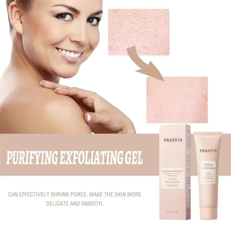 Revitalize Skin Fruit Acid Peeling Gel Facial Cleansing Exfoliating Peeling Scrub Deep Clean Acne Blackhead Remove Face Cleanser
