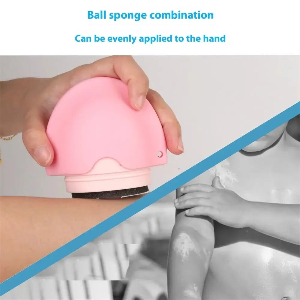 Silicone Suncream Roller Applicator Refillable Oval Isolation Lotion Cream Bottles Stitching Color Sunscreen Lotion Applicator