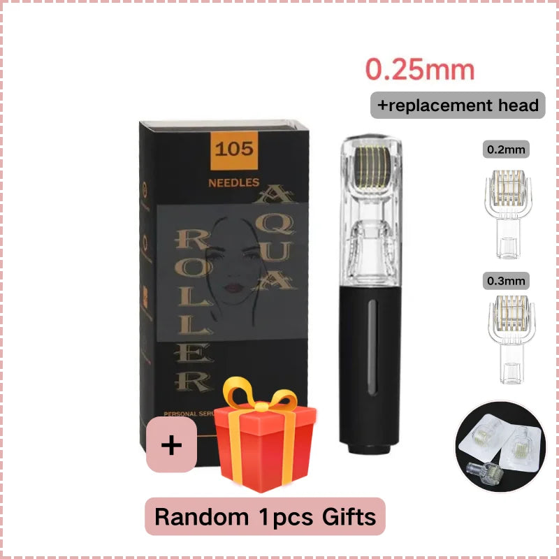 2025 New Skin Hydration Roller Micro Infusion System Oil Delivery Lip Plumper Face Brow Hair Scalp Serum Applicator Beauty Tool