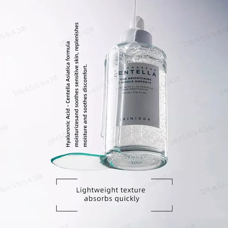 Korean Centella Brightening Capsule Ampoule Face Serum Moisturizing Cream and Makeup Cleaning Oil Skincare Original Products Set