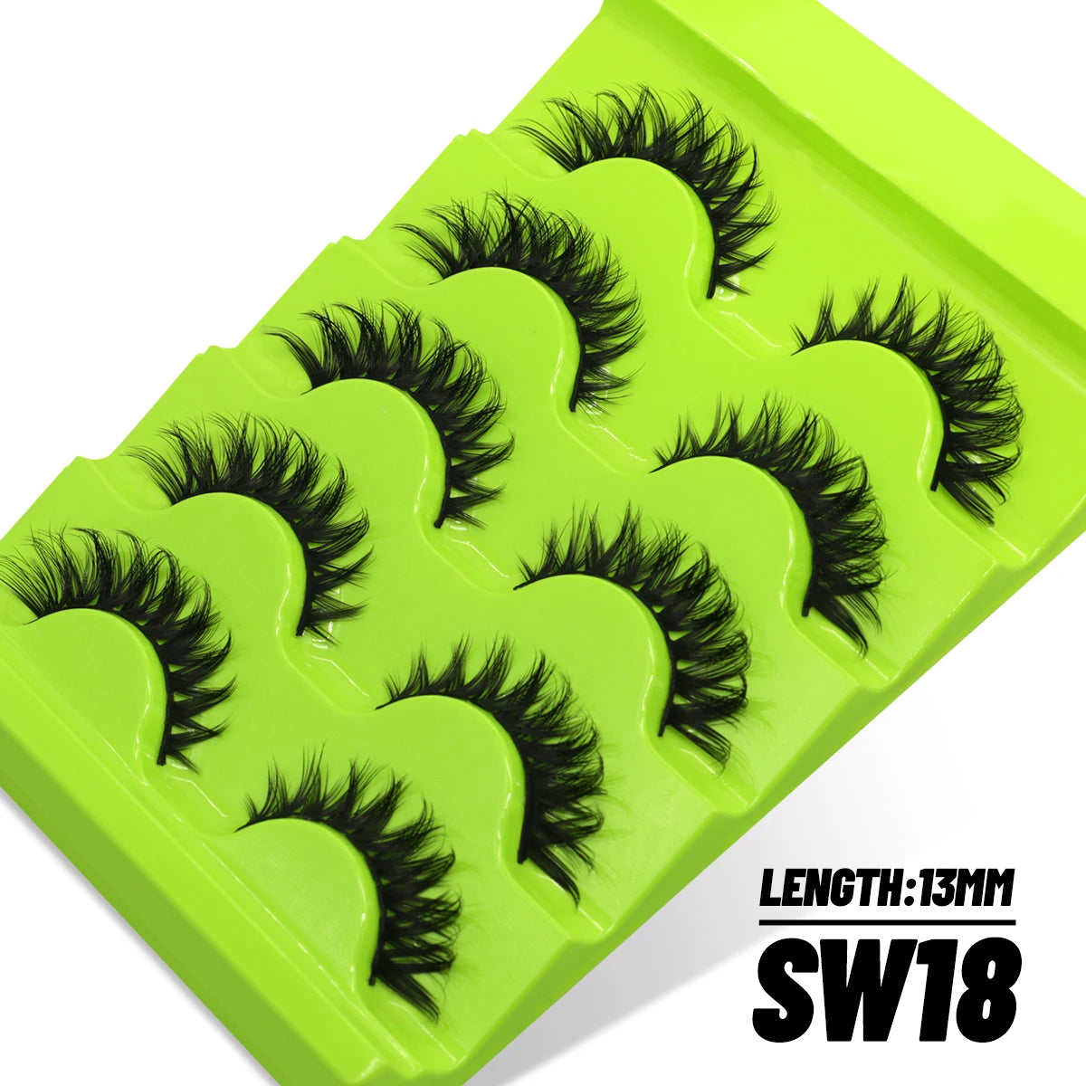 Manga Lashes Cat eye 3D Natural False Lashes Eyelashes Natural Look Manga Lashes Soft Cross Wispy Natural Eyelash Extension