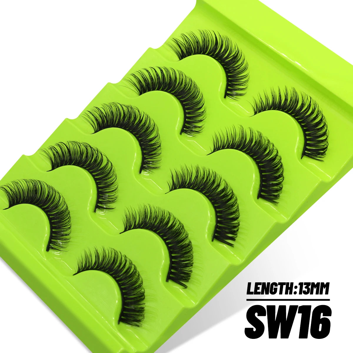 Manga Lashes Cat eye 3D Natural False Lashes Eyelashes Natural Look Manga Lashes Soft Cross Wispy Natural Eyelash Extension
