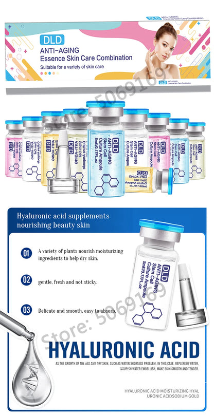 BB Booster Starter Kit Vitamin C Hyaluronic Acid Anit-Wrinkle Skin Treatment Spa Brightening Fluids For Facial Repair Skin Care