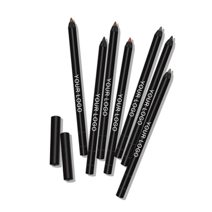 Private Label Adapter Glitter Retractable Eye Liner Tool Cosmetics Makeup Rotating Matte Waterproof Cream Eyeliner Pencil
