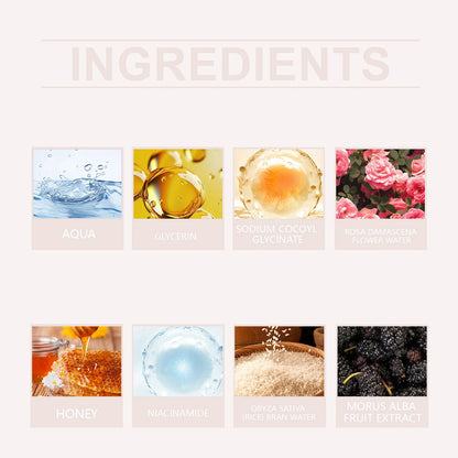 Rice Water Cleansing Mousse Oil Control Deep Cleaning Pores Moisturizing Brightening Soothing Rejuvenation Foam Face Wash Care