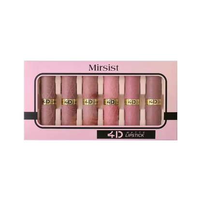 6Pcs Velvet Matte Lipstick Set Sexy Women's Lip Tint Long-Lasting Waterproof Non-Stick Moisturizing Lip Cosmetics Makeup