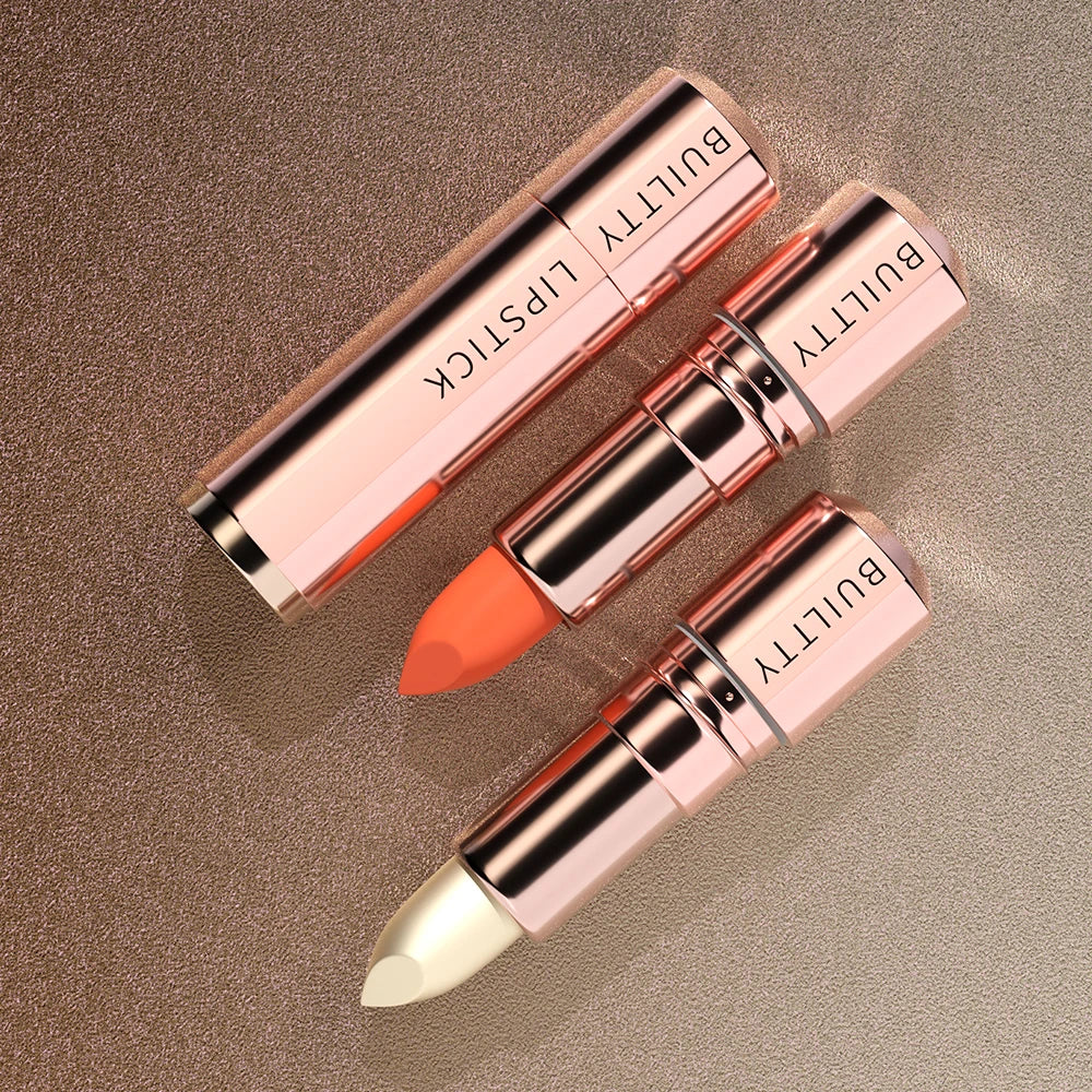Pearl White Exhibitionist Lipstick Nude Red Pink Matte Lipstick Long Lasting Smudge Proof Waterproof Non-Transfer Formula