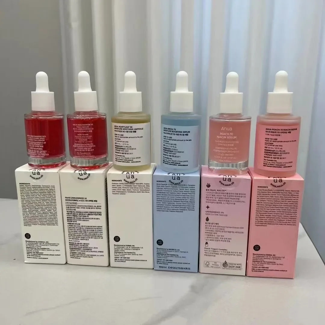 ANUA Six Color Essence 30ml Moisturizing Facial Essence 30ml Hydrating Moisturizing And Anti-wrinkle Anti-Aging MOISTURIZING