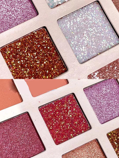 42 Colors Cute Girl Eyeshadow Palette Glitter Pearlescent Eyeshadow Waterproof Eye Plate Shimmer Matte Makeup Female Cosmetics