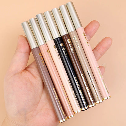 Waterproof Liquid Eyeliner Pen Cosmetic Lower Lashes Lying Silkworm Quick Drying 12 Hour Wear Ultra Fine Black Eyeliner Makeup